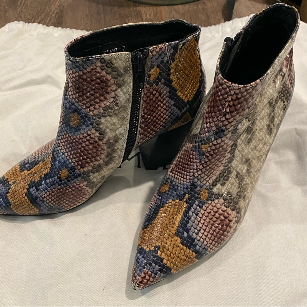 Jeffrey Campbell Snakeskin Booties